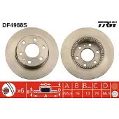 TRW Bremsscheibe DF4988S, 1 Stück