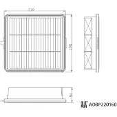 Blue Print Luftfilter ADBP220160