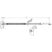 METZGER Autoteile Bremsschlauch [Hersteller-Nr. 4111456] für Hyundai