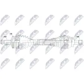 NTY NPW-LR-056 Antriebswelle Vorne Links für LAND ROVER Range Rover III (L322)