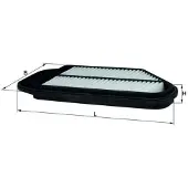 Knecht Luftfilter MAHLE LX 3152