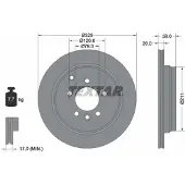 Textar Bremsscheibe 92147603 hinten, belüftet, 1 Stück
