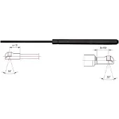 METZGER Gasfeder Motorhaubendämpfer 313mm für BMW 5 Limousine (E60) 330N 2110360