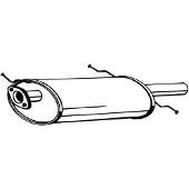 Bosal Endschalldämpfer 171-259