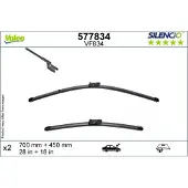 Valeo Silencio Flachblatt Scheibenwischer VF834 700 + 450 mm 2 Stück