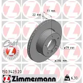 ZIMMERMANN Bremsscheibe COAT Z 150.3423.20
