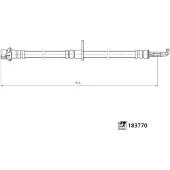 FEBI BILSTEIN 183770 Bremsschlauch Hinten Rechts für TOYOTA YARIS (P21, PA1, PH1) für LEXUS UX (AA1, AH1)