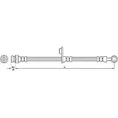 METZGER Bremsschlauch 4110265