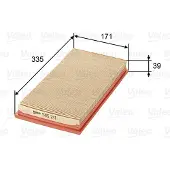 Valeo Luftfilter 585241 für KIA CARENS III (UN) Filtereinsatz