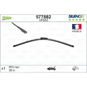 Valeo SILENCIO Scheibenwischer Wischblatt Vorne für TOYOTA AYGO (PAB4, KGB4) Rahmenlos 650mm