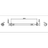 METZGER Bremsschlauch 4112006
