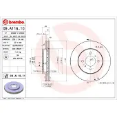 Brembo Bremsscheibe 09.A116.11