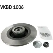 Skf Bremsscheibe VKBD 1006 hinten, voll, 1 Stück