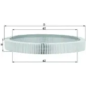 MAGNETI MARELLI Luftfilter MAHLE LX 61