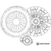 Blue Print Kupplungssatz Kupplung für ALFA ROMEO 159 Sportwagon (939) ADBP300089