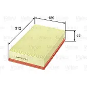 Valeo Luftfilter 585178 für VW Transporter T5 Multivan California T6 Camper