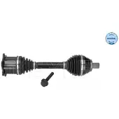 Meyle 100 498 0637 Antriebswelle Vorne Links für VW GOLF VI (5K1) Golf V Schrägheck (1K1) TOURAN (1T1, 1T2) Passat Variant (3C5) für AUDI A3 Sportback