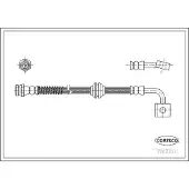 CORTECO Bremsschlauch ERSTAUSRÜSTERQUALITÄT [Hersteller-Nr. 19033011] für Kia