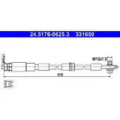 Ate 24.5176-0625.3 Bremsschlauch Vorne für VW POLO (AW1, BZ1) T-Cross (C11) Taigo (CS1) für AUDI A1 Sportback (GBA) A1 Citycarver (GBH) A1 Allstreet