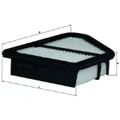 MAHLE ORIGINAL Luftfilter LX 2647