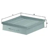 MAHLE ORIGINAL Luftfilter LX 1049