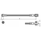 METZGER Bremsschlauch 4110246