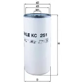 MAHLE ORIGINAL Kraftstofffilter KC 251