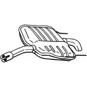 Bosal Endschalldämpfer 185-569
