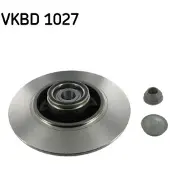 Skf Bremsscheibe VKBD 1027 hinten, voll, 1 Stück