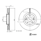 FEBI BILSTEIN Bremsscheibe 196889, 1 Stück