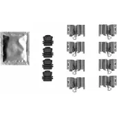 Textar 82549600 Zubehörsatz Scheibenbremsbelag für VW Golf VIII Schrägheck (CD1) TIGUAN (AD1) GOLF VIII Variant (CG5) für AUDI A3 Sportback (8YA)