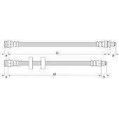 METZGER Bremsschlauch 4110995