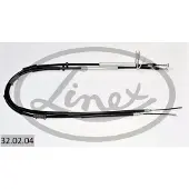 Linex Handbremsseil 32.02.04 Hinten für OPEL Corsa D Schrägheck (S07) 1477/1260/1462/1246mm