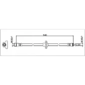METZGER Bremsschlauch GREENPARTS 4112083