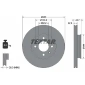 Textar Bremsscheibe 92304603 vorne, belüftet, 1 Stück