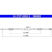 Ate Seilzug, Feststellbremse 24372706882 für Ford