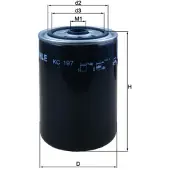 MAHLE ORIGINAL Kraftstofffilter KC 197