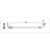 METZGER Bremsschlauch 4111719