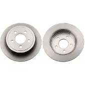 TRW Bremsscheibe DF6386 hinten, voll, 1 Stück