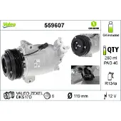 Valeo Kompressor, Klimaanlage 559607 für NISSAN