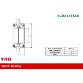 Schaeffler FAG Radlagersatz mit Nabe 713 6497 90
