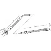 METZGER Bremsschlauch 4116216