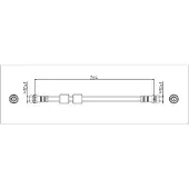 METZGER Bremsschlauch 4111544