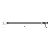 METZGER Bremsschlauch 4110791