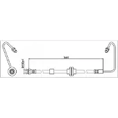METZGER Autoteile Bremsschlauch [Hersteller-Nr. 4119371] für Renault