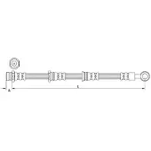METZGER Bremsschlauch 4110917