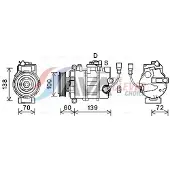 Ava Cooling Kompressor, Klimaanlage VNAK382