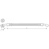 METZGER Bremsschlauch 4111029