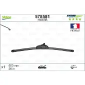 Valeo Hydroconnect Upgrade Scheibenwischerblatt hu65b 650 mm 1 Stück