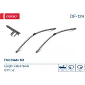 Denso Flat Scheibenwischer Set Wischerblätter Vorne für BMW 3 Touring (E91) Rahmenlos